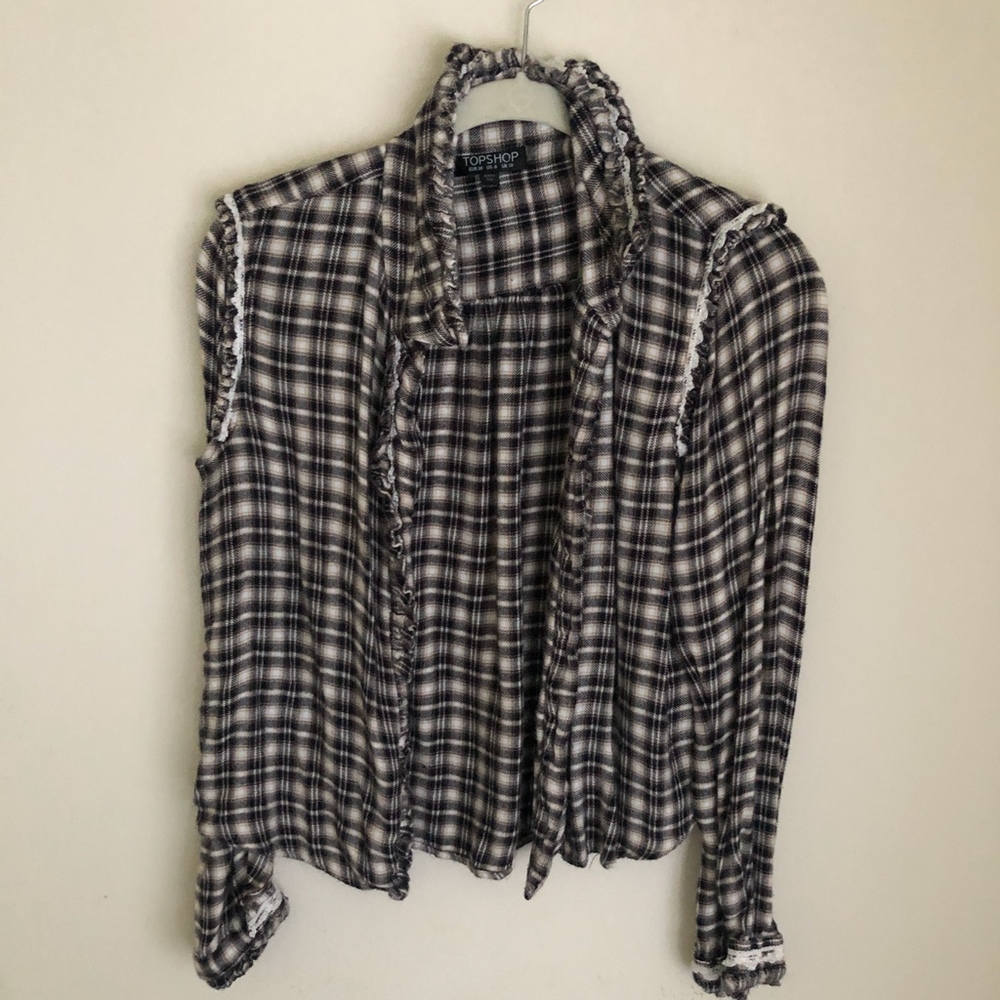 TOPSHOP flannel button up - Picture 5 of 6